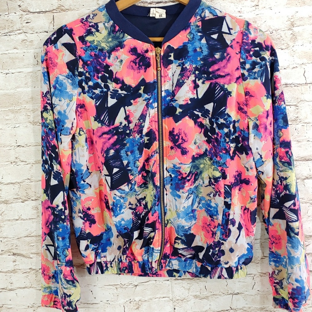 JAPNA PRINT BOMBER STYLE JACKET